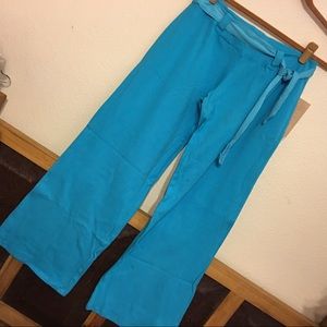 Reflex women’s fine activewear blue pants NWT L
